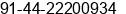 Fax number of Mr. Moakn kanna at Chennai