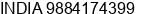Mobile number of Mr. Aaaronic at CHENNAI