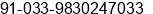 Mobile number of Mr. sanjay sethia at calcutta