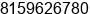 Mobile number of Mr. Donald Gilbert at ocala