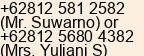 Mobile number of Mr. S - at B A L I K P A P A N