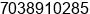 Phone number of Mr. Charles Pleasant at Alexandria