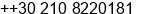 Phone number of Mr. George Caracatsanis at ATHENS