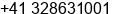 Phone number of Dr. Kurt Leander at Couvet