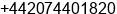 Phone number of Mr. Rohan Courtney at London