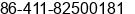 Phone number of Ms. Liu lili at dalian