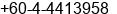Phone number of Mr. Benny Yu at Sungai Petani