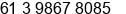 Phone number of Mr. Jack Frazer at Melbourne