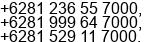 Phone number of Mr. Customer Service at Denpasar